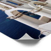 Santorini, Griekenland Foto Print (Hoek)