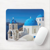 Santorini, Griekenland Foto Print Muismat (Met muis)