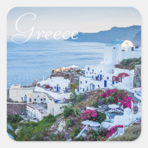 Santorini Griekenland Foto Stickers