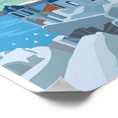 Santorini Griekenland  Griekenland Poster (Hoek)