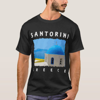 Santorini Griekenland Grieks mediterraan eiland T-shirt