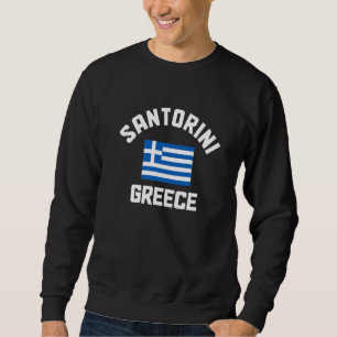 Santorini Griekenland: Griekse vlag Pride Vacation Trui