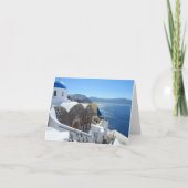 Santorini, Griekenland Kaart (Voorkant)