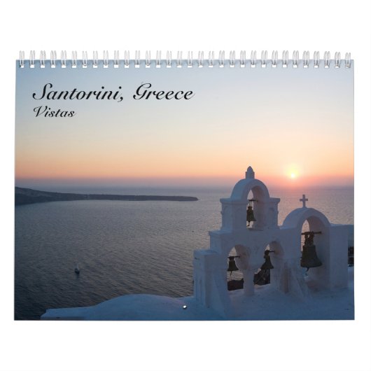 Santorini Griekenland Kalender (Hoes)