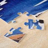 Santorini Griekenland Keepsake Waterverf Puzzel Legpuzzel (Zijkant)