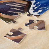 Santorini Griekenland Keepsake Waterverf Puzzel Legpuzzel (Zijkant)