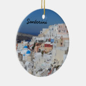 Santorini, Griekenland Keramisch Ornament (Rechts)