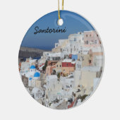 Santorini, Griekenland Keramisch Ornament (Links)