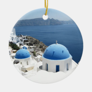 Santorini Griekenland Keramisch Ornament