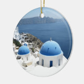Santorini Griekenland Keramisch Ornament (Links)