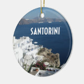 Santorini Griekenland Keramisch Ornament (Links)