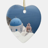 Santorini Griekenland Keramisch Ornament (Rechts)