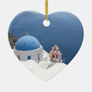 Santorini Griekenland Keramisch Ornament