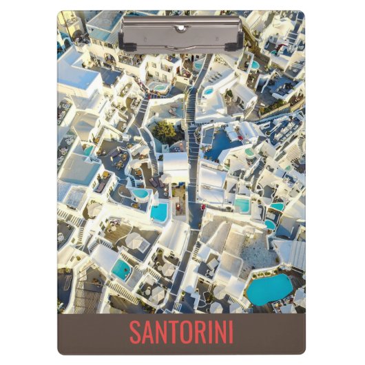 Santorini - Griekenland Klembord (Voorkant)