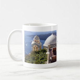 Santorini, Griekenland Koffiemok