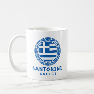 Santorini, Griekenland Koffiemok