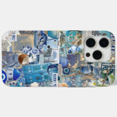 Santorini Griekenland Kustblauwe Zomercollage Case-Mate iPhone Case (Achterkant (horizontaal))