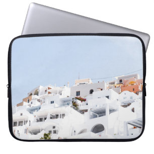 Santorini, griekenland laptop sleeve