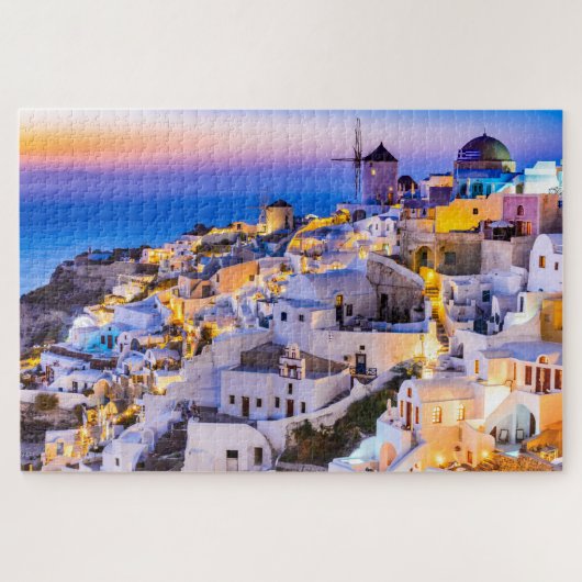 Santorini Griekenland Legpuzzel (Horizontaal)
