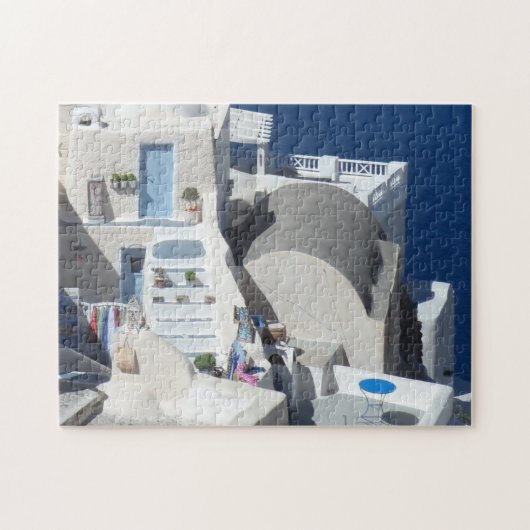 Santorini, Griekenland Legpuzzel (Horizontaal)