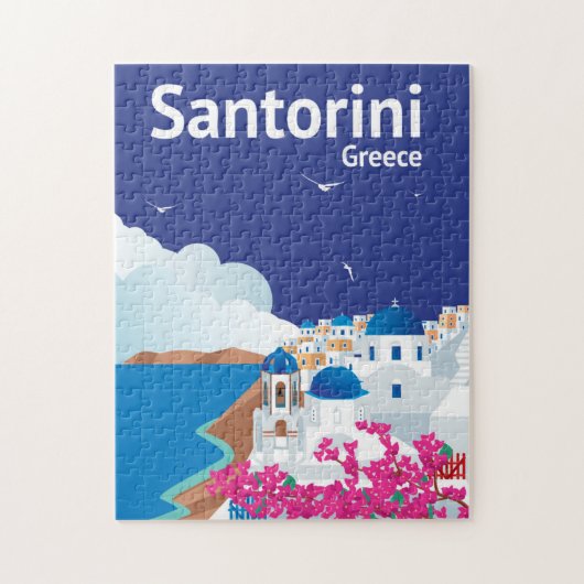 Santorini Griekenland Legpuzzel (Verticaal)