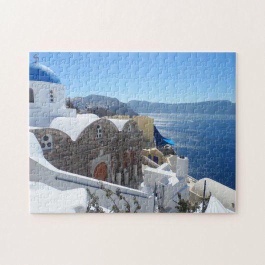 Santorini, Griekenland Legpuzzel (Horizontaal)