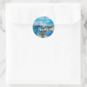 Santorini Griekenland Liefde en bedankt sticker Br (Tas)