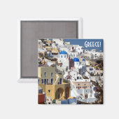 Santorini, Griekenland Magneet (Voorkant / Achterkant)