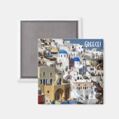 Santorini, Griekenland Magneet (Voorkant / Achterkant)