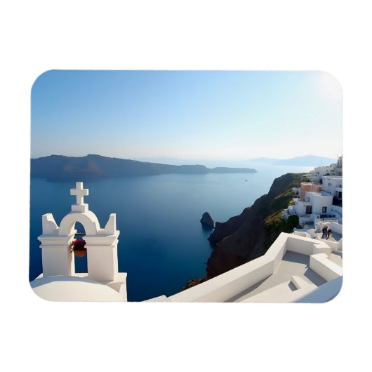 Santorini Griekenland Magneet (Horizontaal)