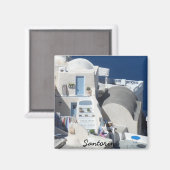Santorini, Griekenland Magneet (Voorkant / Achterkant)