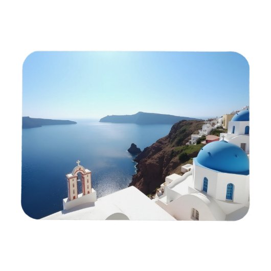 Santorini Griekenland Magneet (Horizontaal)