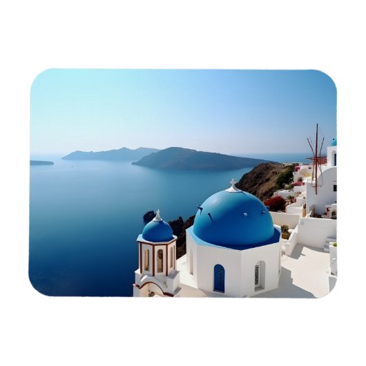 Santorini Griekenland Magneet (Horizontaal)