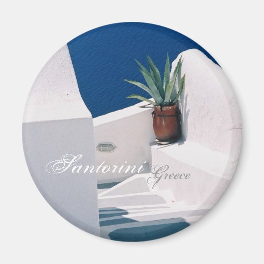 Santorini, Griekenland Magnet (Voorkant)