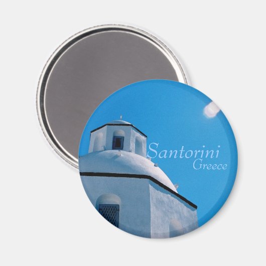 Santorini, Griekenland Magnet (Voorkant / Achterkant)