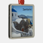 Santorini, Griekenland Metalen Ornament (Rechts)