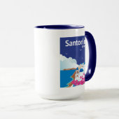 Santorini Griekenland Mok (Voorkant rechts)