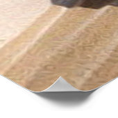 Santorini Griekenland: mooie zeeen Poster (Hoek)