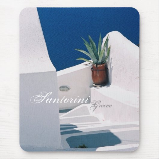Santorini, Griekenland Mousepad Muismat (Voorkant)