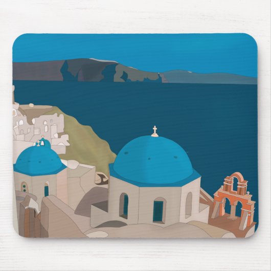 Santorini Griekenland Muismat (Voorkant)