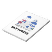 Santorini Griekenland  Notitieblok (Linkerzijde)