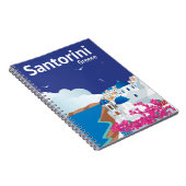 Santorini Griekenland Notitieboek (Rechterzijde)
