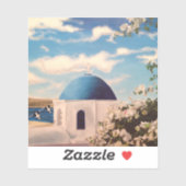 Santorini Griekenland Ocean Travel Vinyl Sticker (Vel)