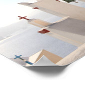 Santorini, Griekenland, Oia, kerk, fotografie Poster (Hoek)