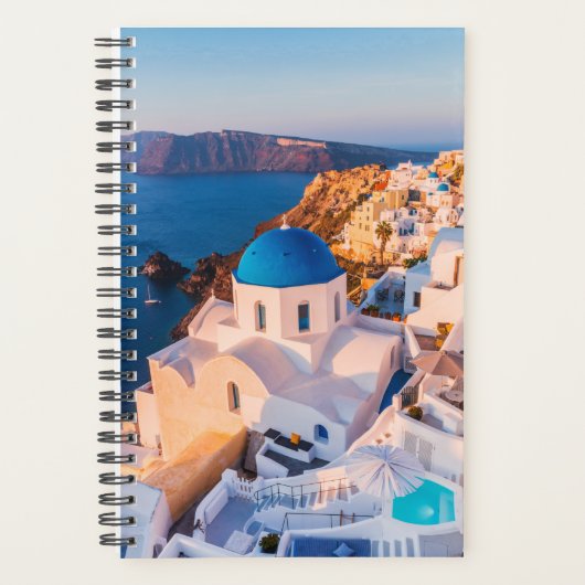 Santorini, Griekenland Planner (Voorkant)