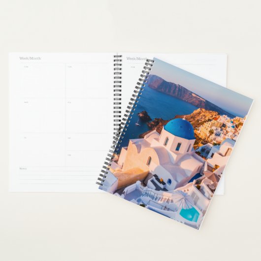 Santorini, Griekenland Planner (Display)