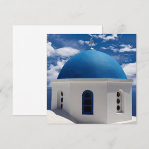 Santorini, Griekenland Plat Kaart