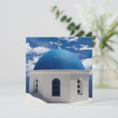 Santorini, Griekenland Plat Kaart (Staand voorkant)