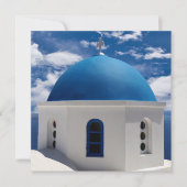 Santorini, Griekenland Plat Kaart (Voorkant)