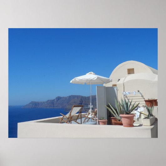 Santorini, Griekenland Poster (Voorkant)